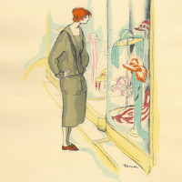 MODE. - Pferderennen. Bild 1